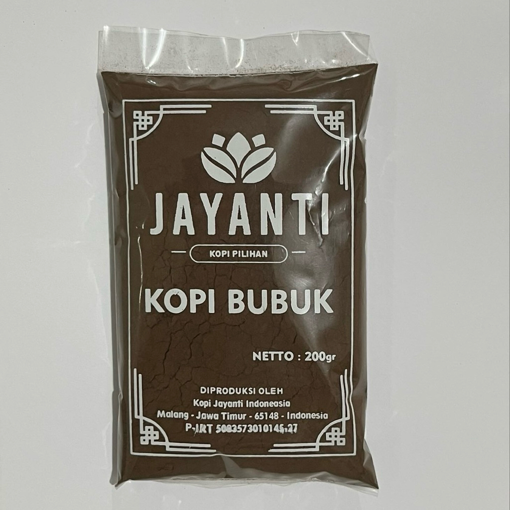 

Kopi Bubuk Cap Jayanti / Kopi Jayanti / 200gr