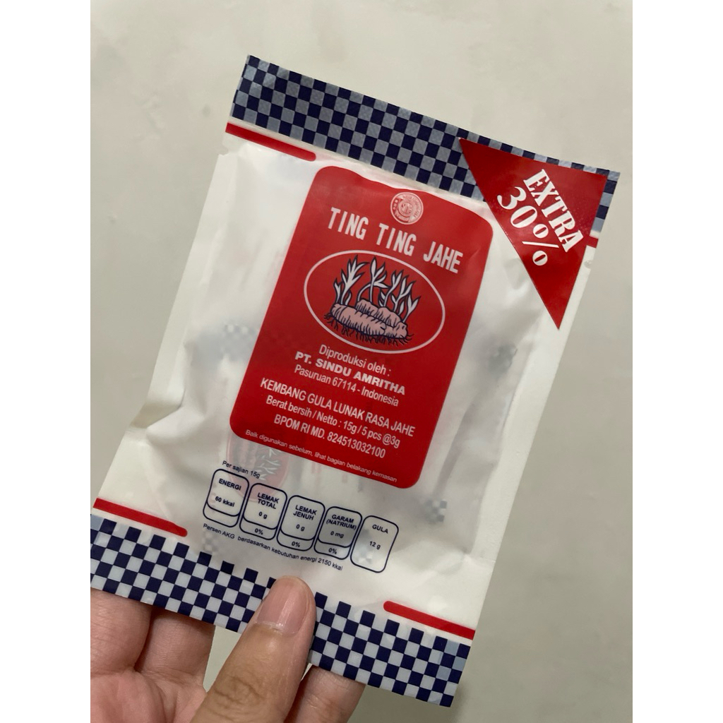 

Ting Ting Jahe Permen Jahe 15gr