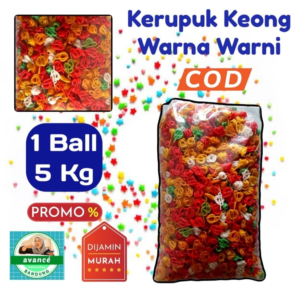 

Kerupuk Keong Mentah Warna Warni