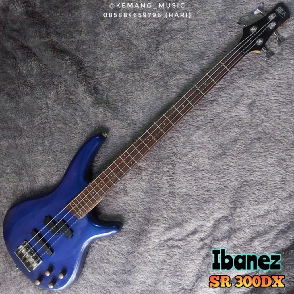 ibanez sr300dx bass elektrik original bass bekas