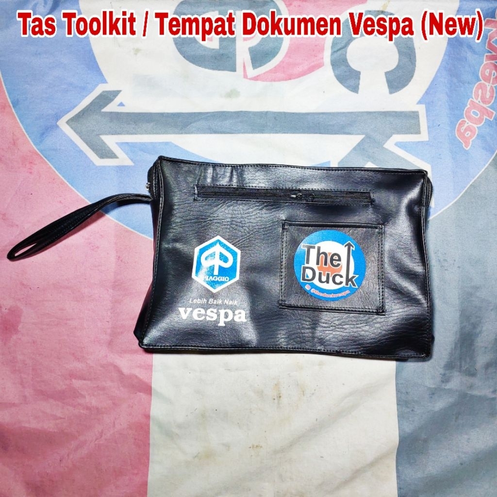 Tas Tempat Kunci Surat BPKB Dokumen Vespa