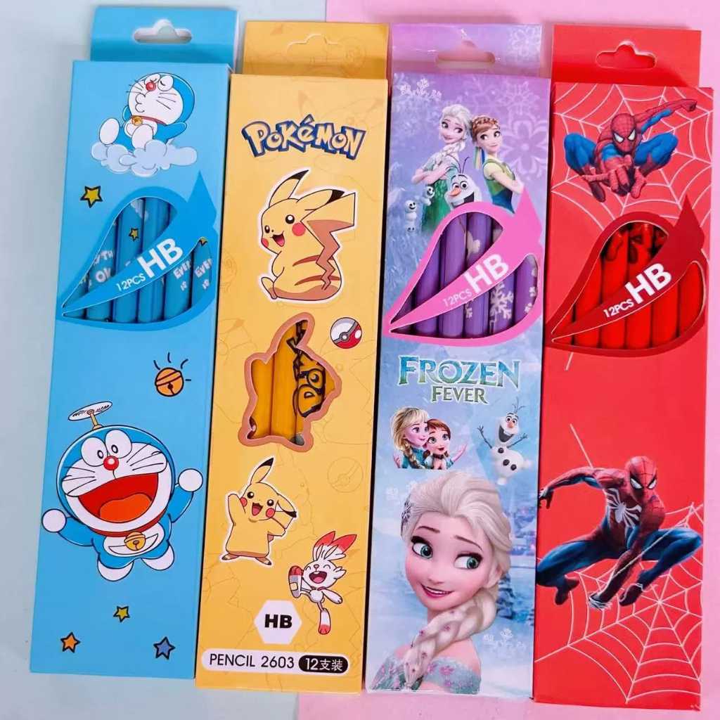 

[ORGM] Alat Tulis Pensil HB Motif Pikachu Motif Spiderman Anak Cowok