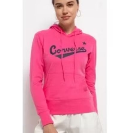 Hoodie Converse Nova Pink Wanita Ori