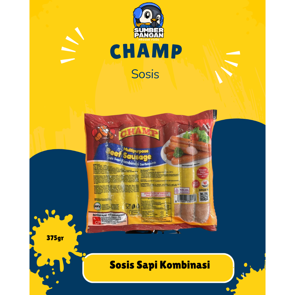 

Champ Sosis Sapi 375gr//sosis