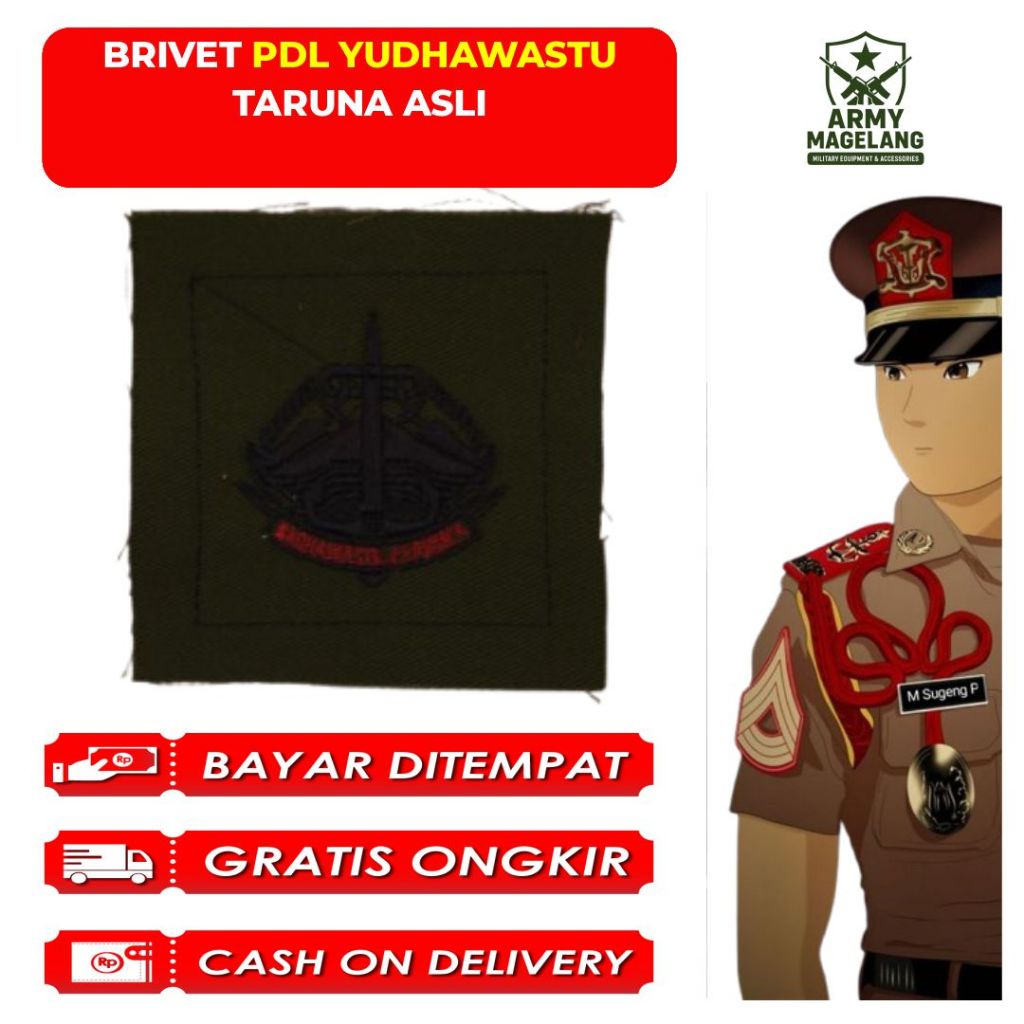 BRIVET PDL YUDHAWASTU PRAMUKA TARUNA ASLI