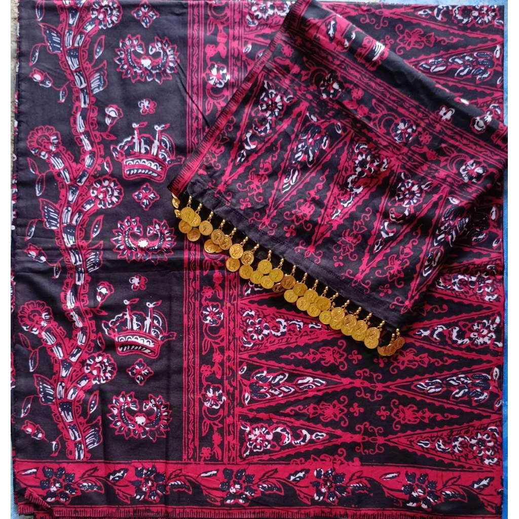 batik Jambi ori ronce koin besi