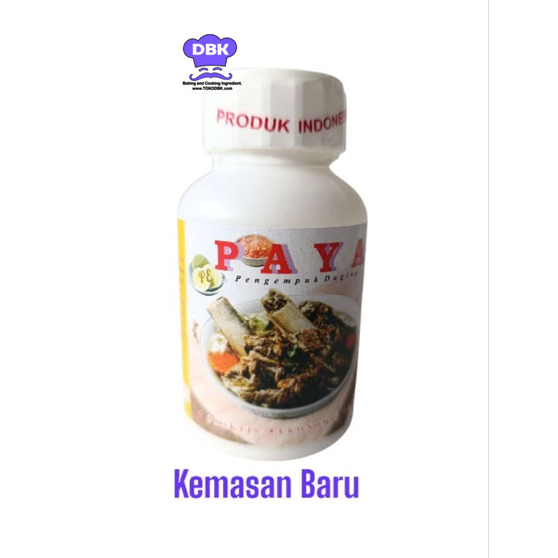 

pe paya pengempuk daging 70 gr meat tenderizer