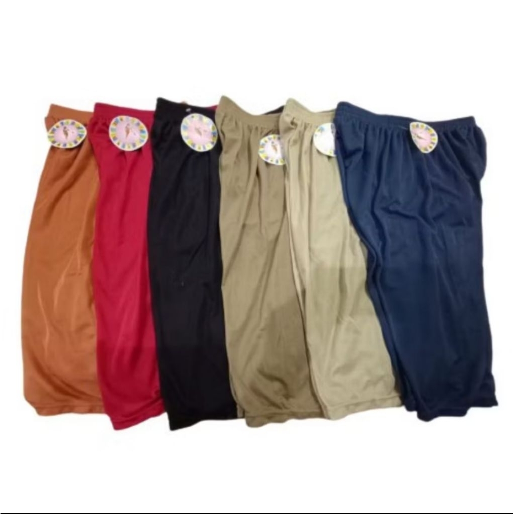 6 Pcs Shot/Celana Pendek Wanita S M L XL 3L 4L 5L 6L 3/4 Daicy