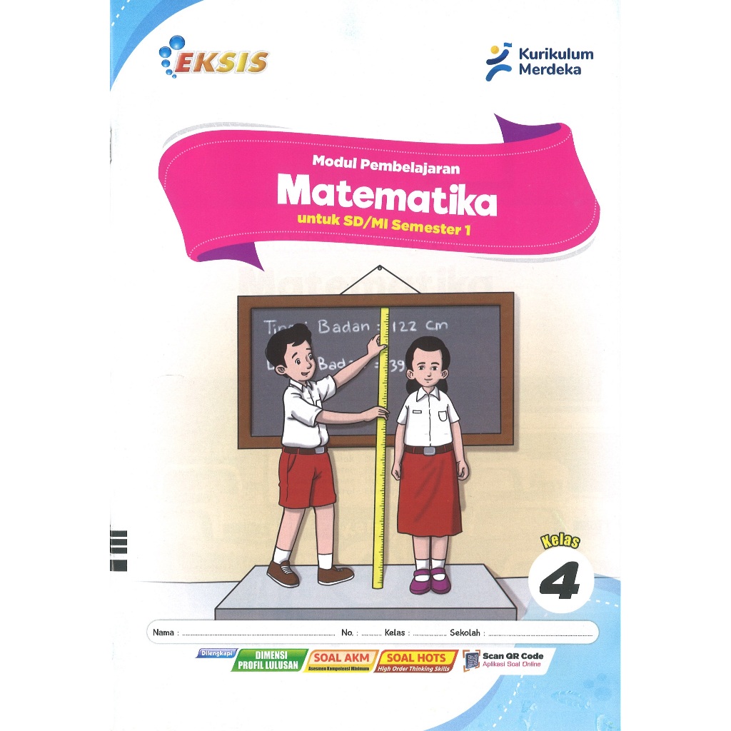 LKS Eksis Matematika Kelas 4 SD Semester 1 Kurikulum Merdeka Tahun Ajaran 2025/2026
