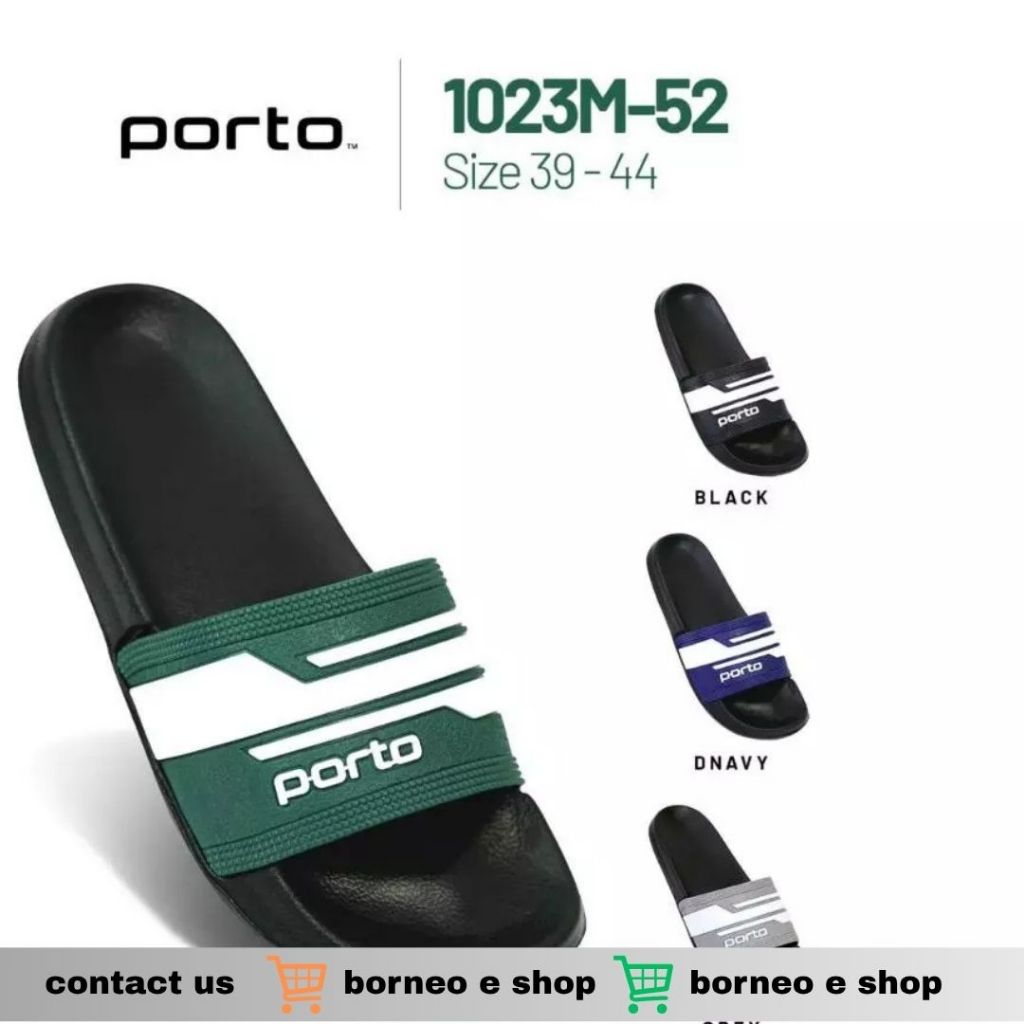 [BISA COD ]  Sandal Selop Karet anak laki laki Porto 1023M-52/ selop jalan anak laki laki