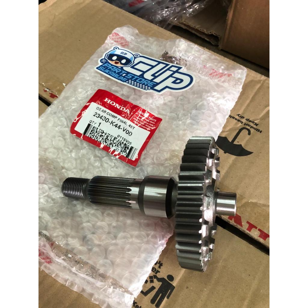 GEAR COMP FINAL(45T) BEAT SCOOPY VARIO GIGI GARDAN BEAT GIGI GARDAN SCOOPY AS RODA BEAT AS RODA BELA