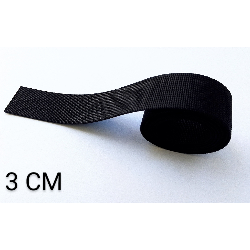 tali webbing nylon 3mm import webbing tas webing per 1 meter