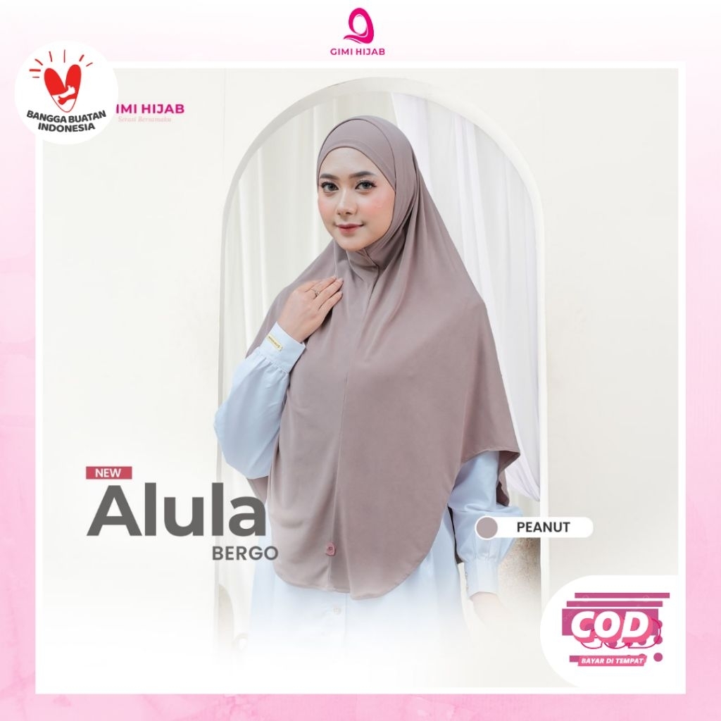 Gimi Hijab - New Alula Bergo Jersey Premium | Bergo Jumbo Adem Syari