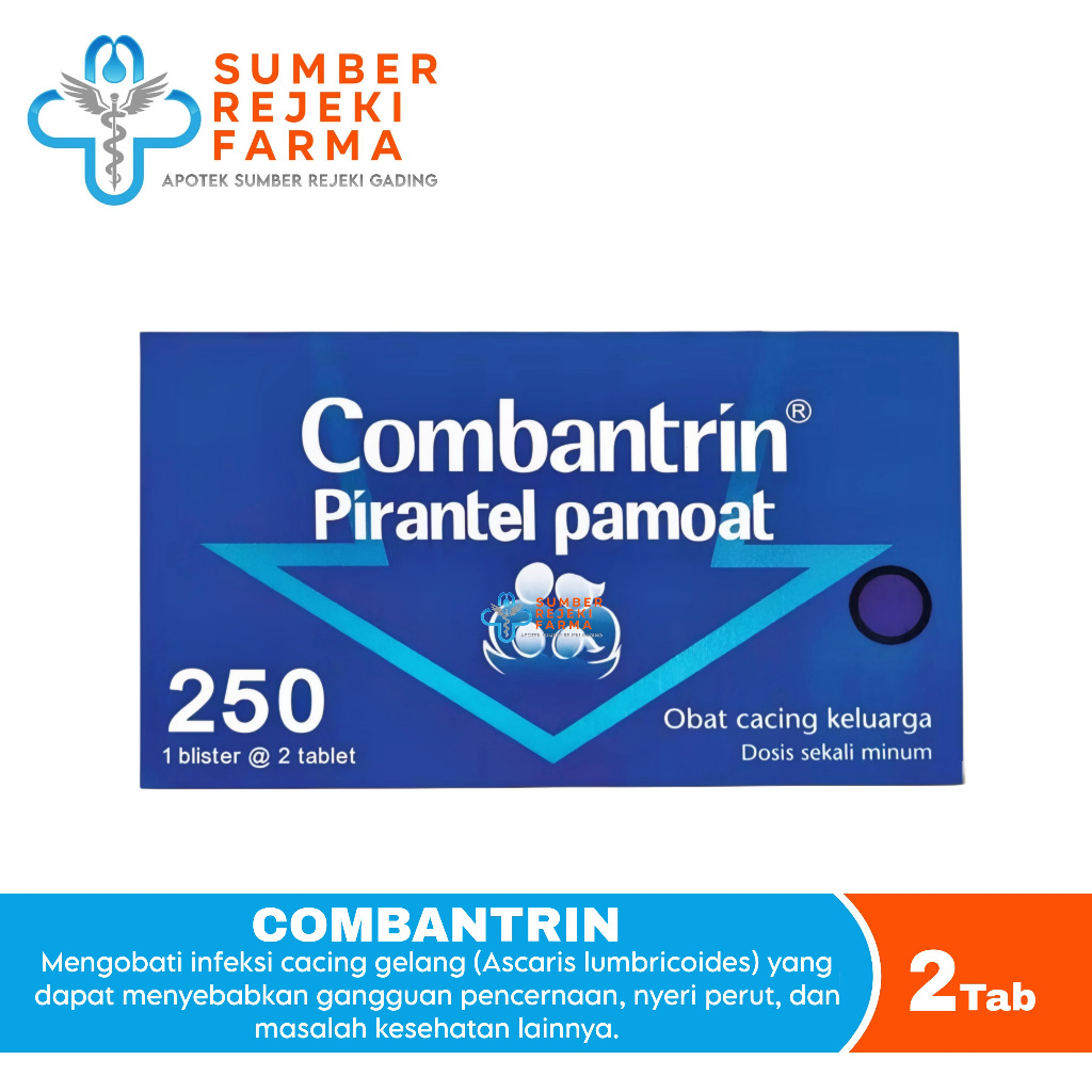 Combantrin 250 mg 2 Tablet