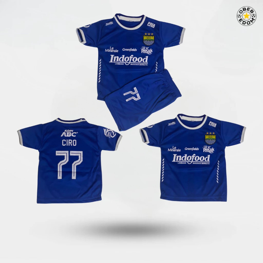 BAJU BOLA ANAK PERSIB UMUR 1-5 TAHUN TERBARU 2025 / BAJU BOLA ANAK PERSIB