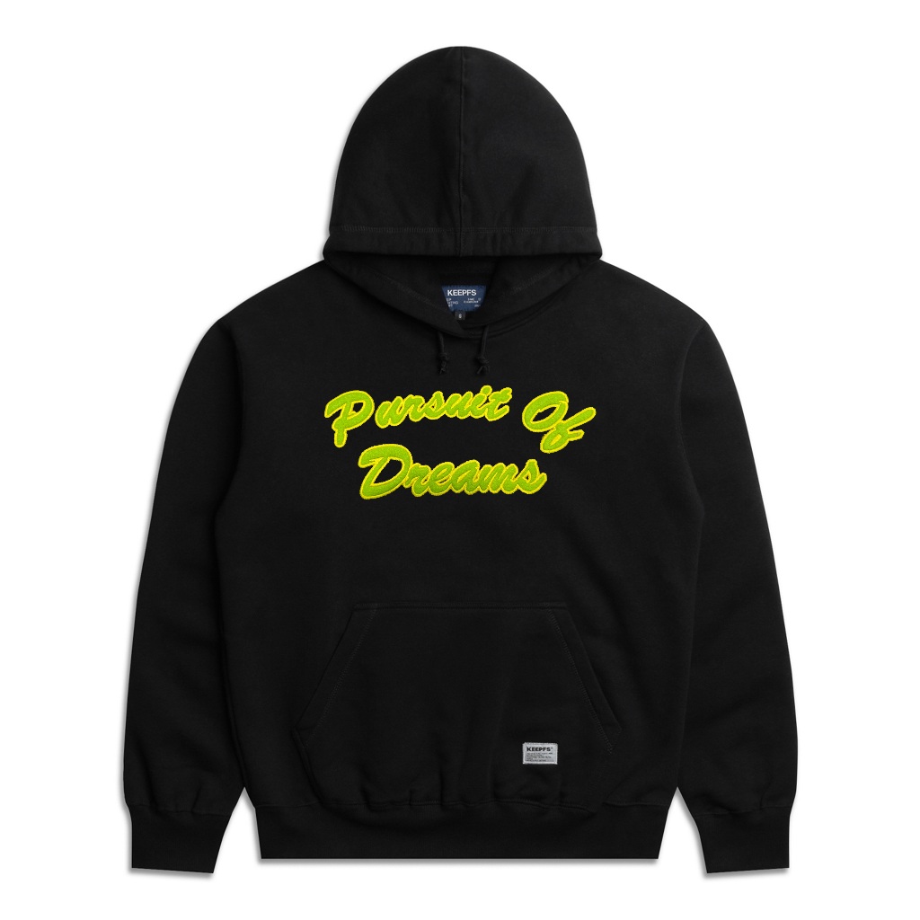 KEEPFS | Hoodie Black 330gsm | Pursuit