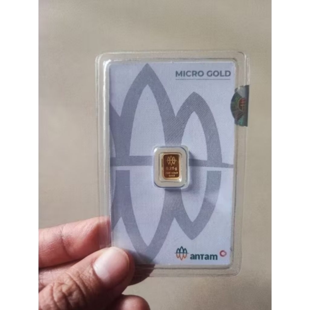 antam 0.25 gram asli 100% bisa scan