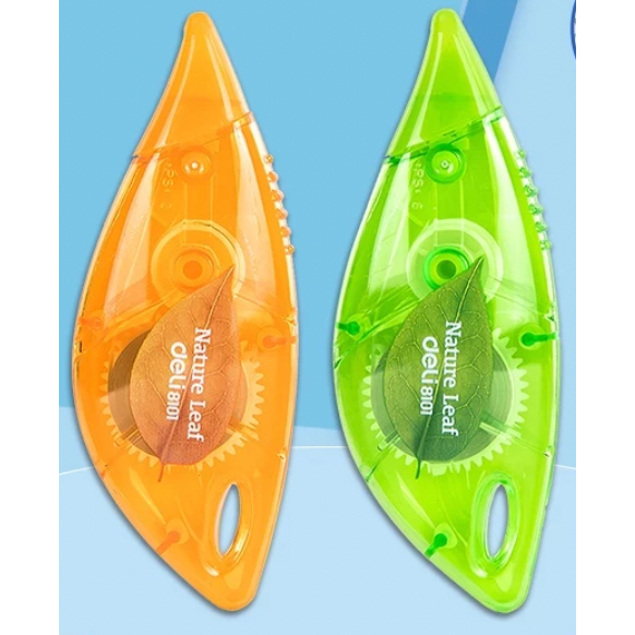 

Tip Ex Kertas / Correction Tape / Pita Koreksi DELI E8101 [5 mm x 6 m] - Bahan plastik