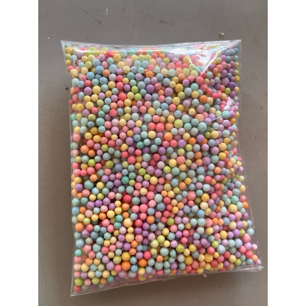 Butiran Gabus Styrofoam Warna Warni Sterofoam Warna Warni