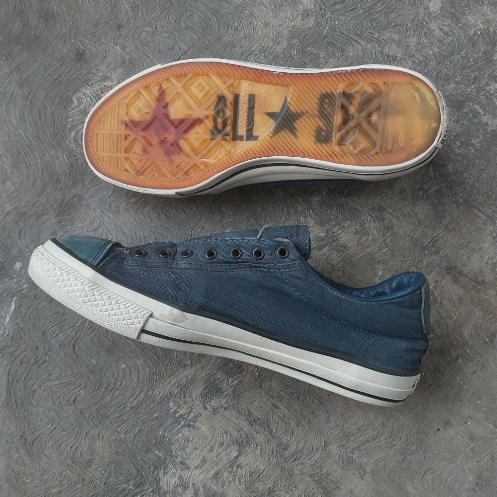 converse john varvatos slip on blue size 42.5