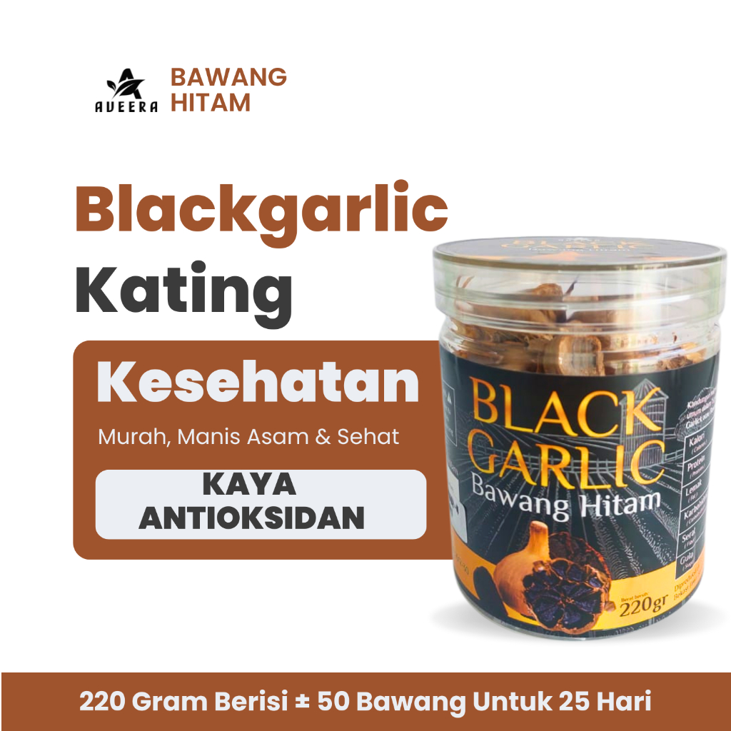 

Garlic Hitam Kating Premium Blackgarlic Bawang Kating Manis Enak - Herbal Kesehatan