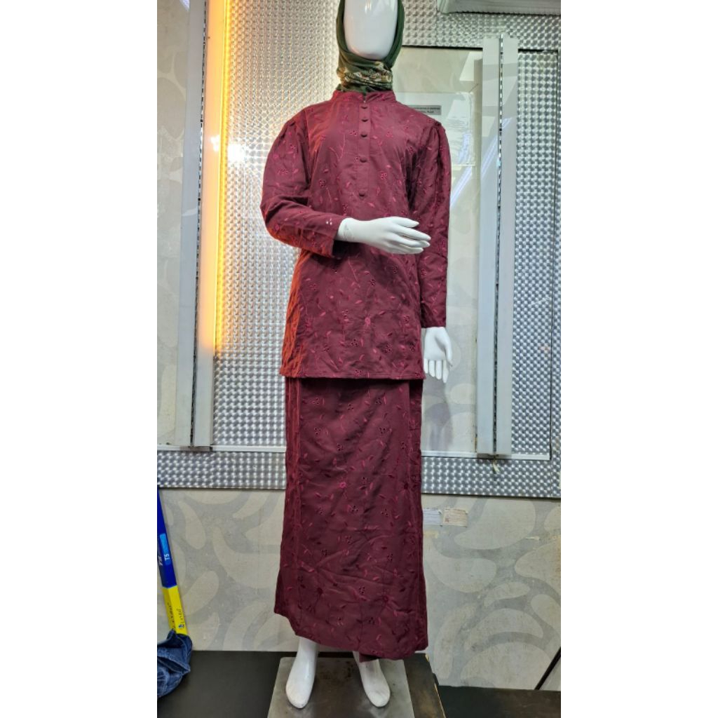 SETELAN KEBAYA MALAYSIA RESLETING/KEBAYA PESTA/KEBAYA KATBOL/KATUN BOLONG/KEBAYA LAMARAN/KEBAYA GURU