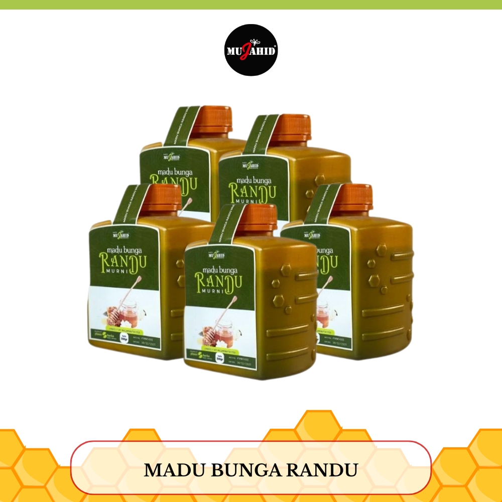 

MUJAHID - Madu Bunga Randu - 500 Gram (Paket 5 Pcs)