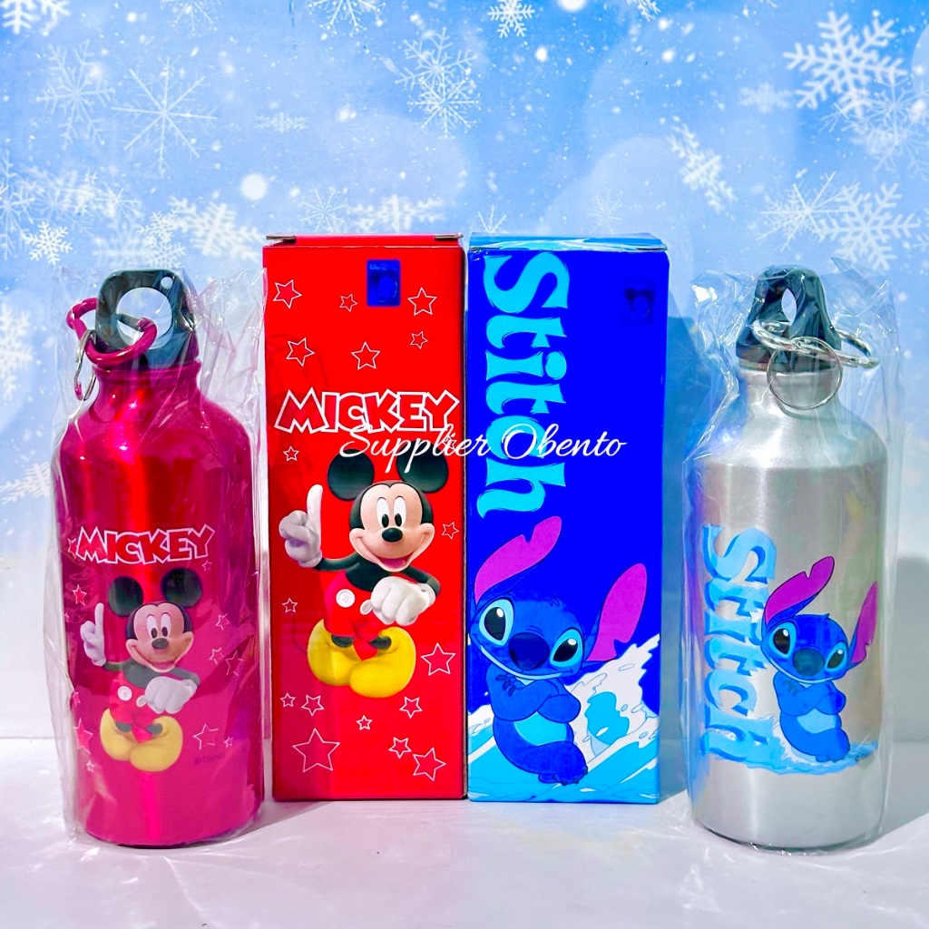 Mickey & Stitch Children's Water Bottle Mickey Bottle Stitch Bottle - Botol Minum Anak Botol Bekal B