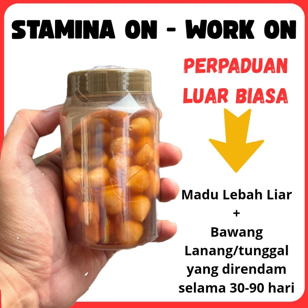 

PROMO BELI 1 GRATIS 1 | Madu Liar + Bawang Putih Tunggal | Stamina ON