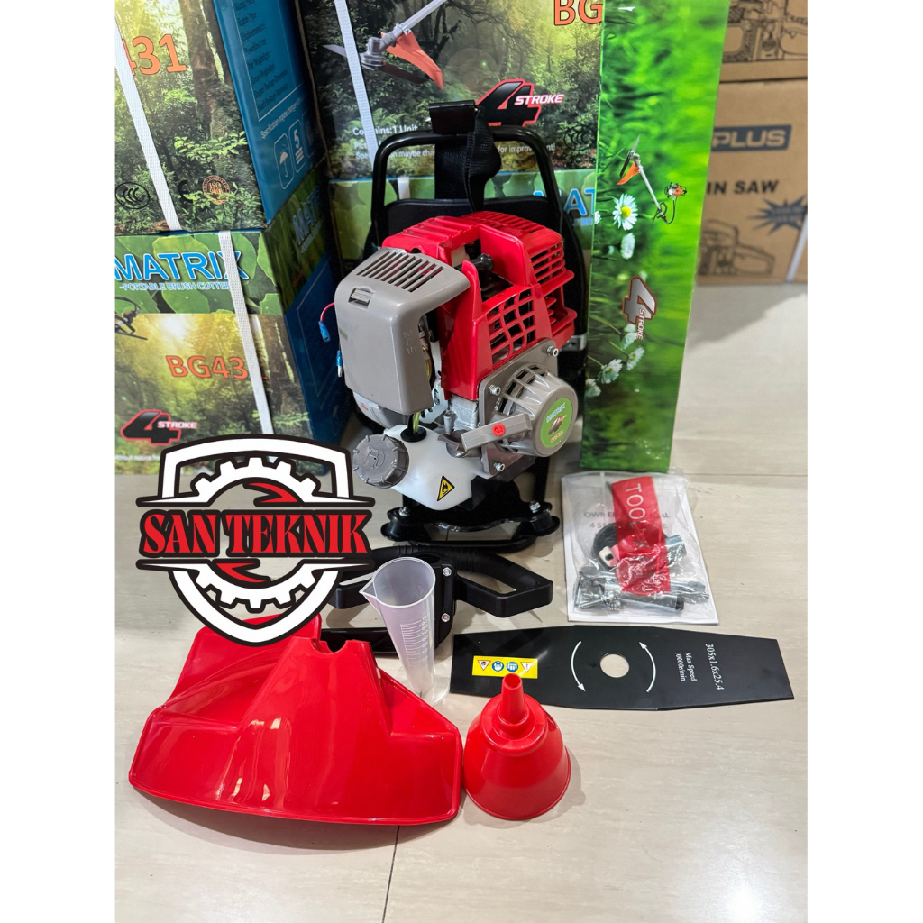 Matrix Mesin Potong Rumput Gendong BG 431 BG431 4 Tak Terbaik