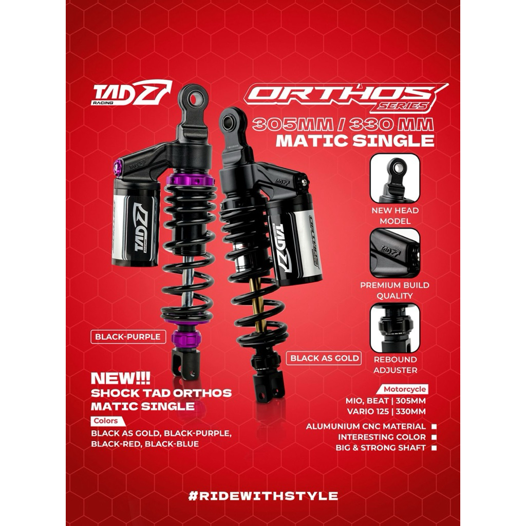 SHOCK TAD ORTHOS MATIC SINGLE 305 MM / 330 MM