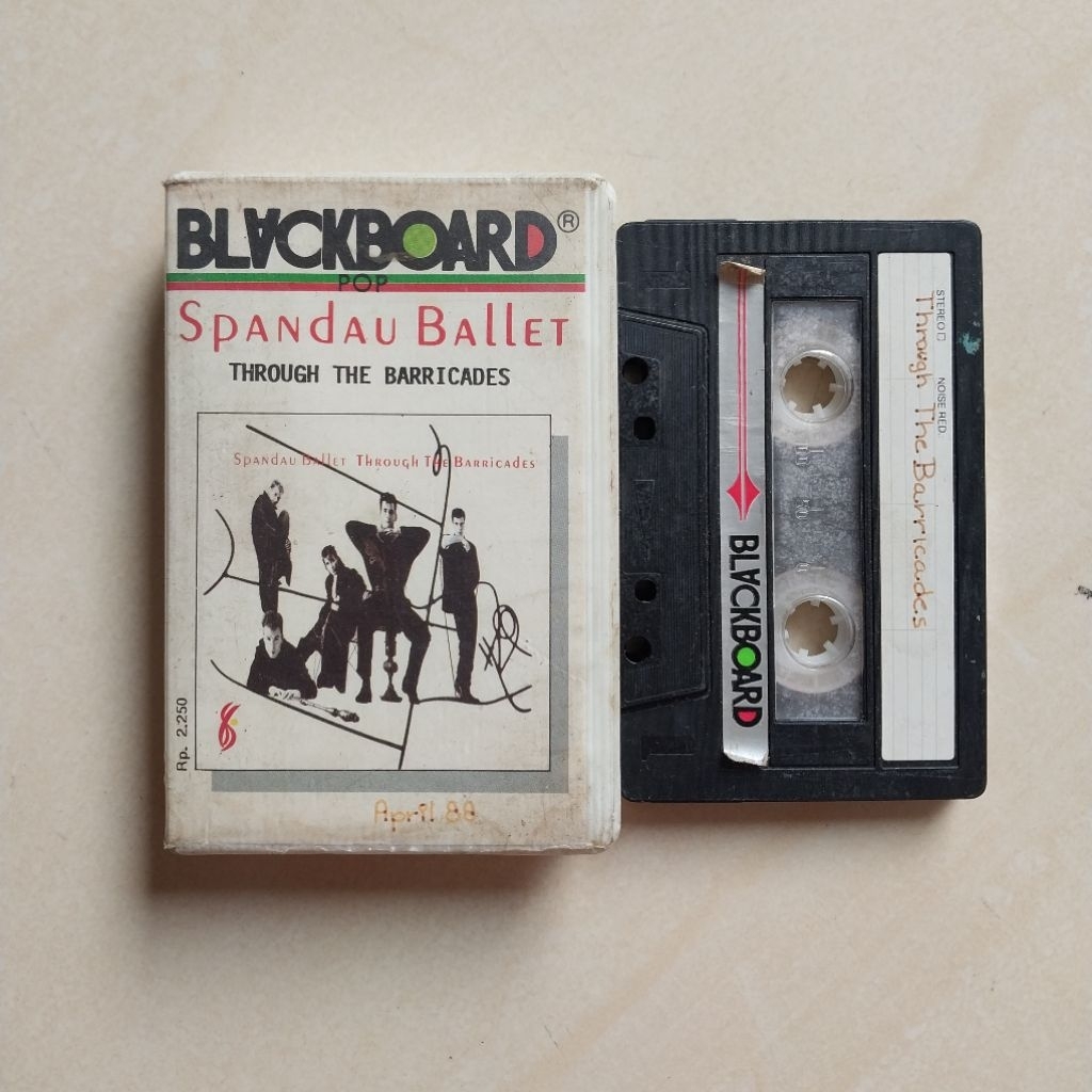 KASET SPANDAU BALLET ALBUM THROUGH THE BARRICADES