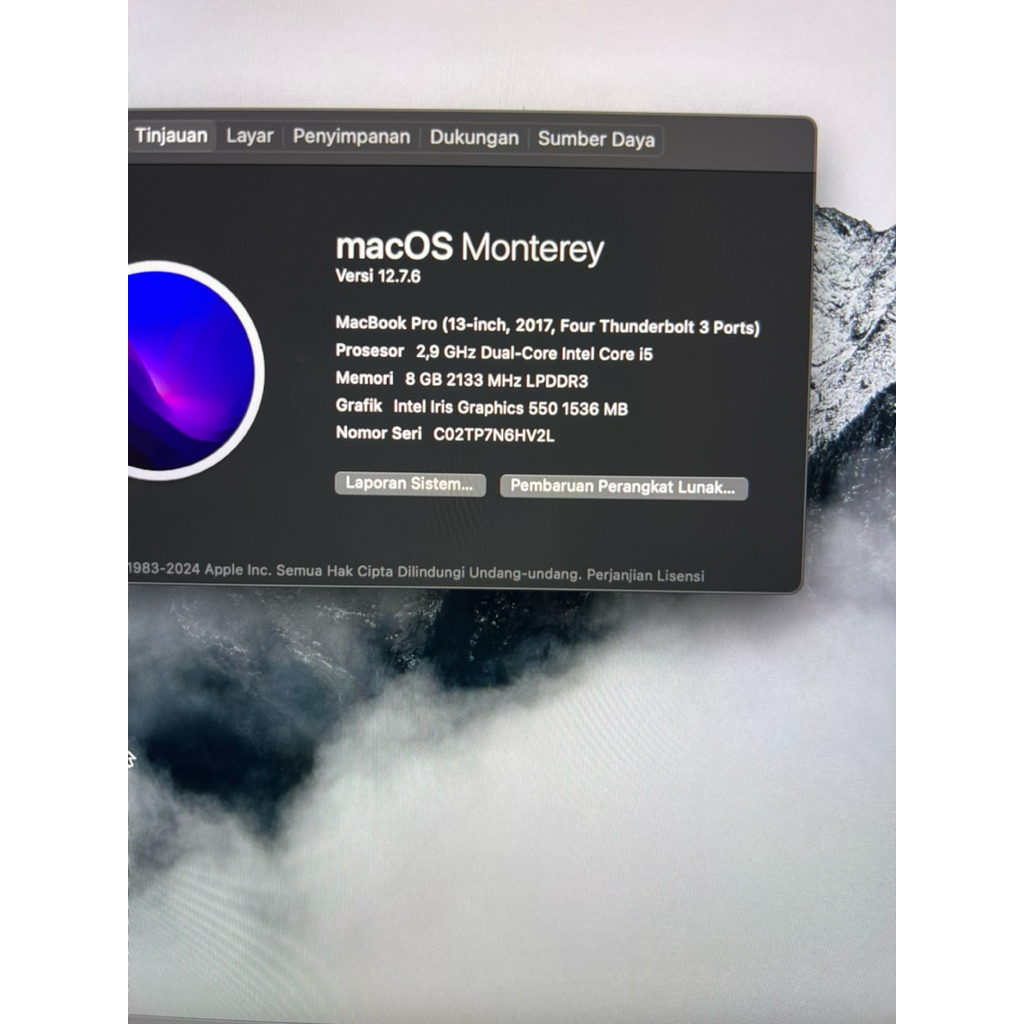 Macbook Pro 2017 Touchbar