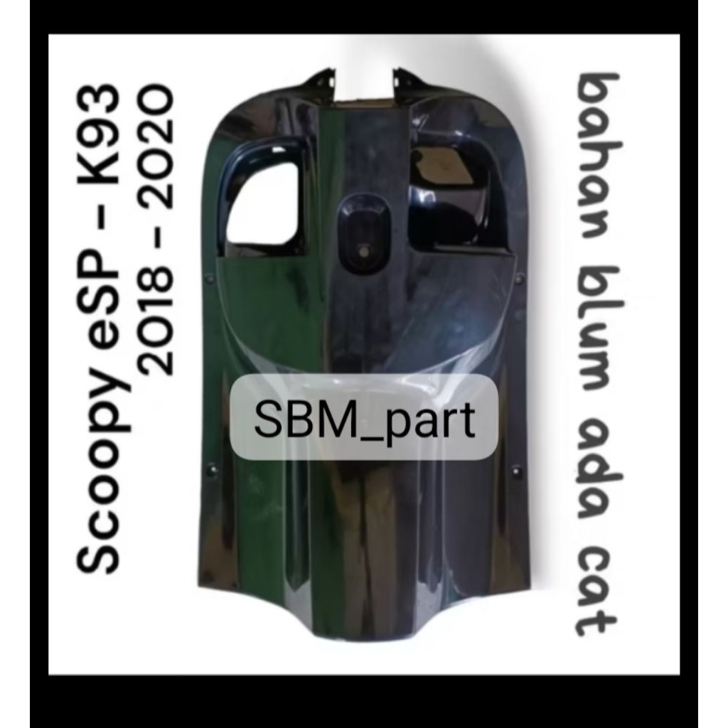 Cover inner Leksil legsiled dek kantong dasbor tengah Scoopy fi esp k93 2018 2020 bahn cat original