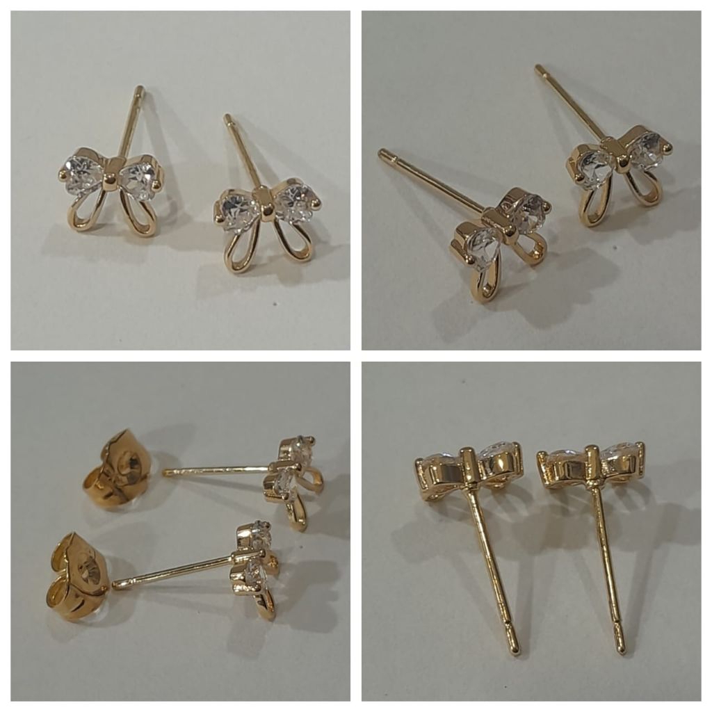 anting tusuk xuping pita / anting tusuk xuping / anting wanita