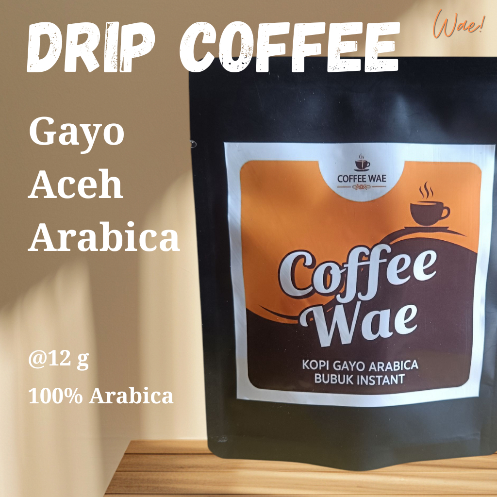 

Kopi Gayo Dripbag Sachet Bubuk Arabica Instan Aceh Original Coffee Premium Coffe Wae!