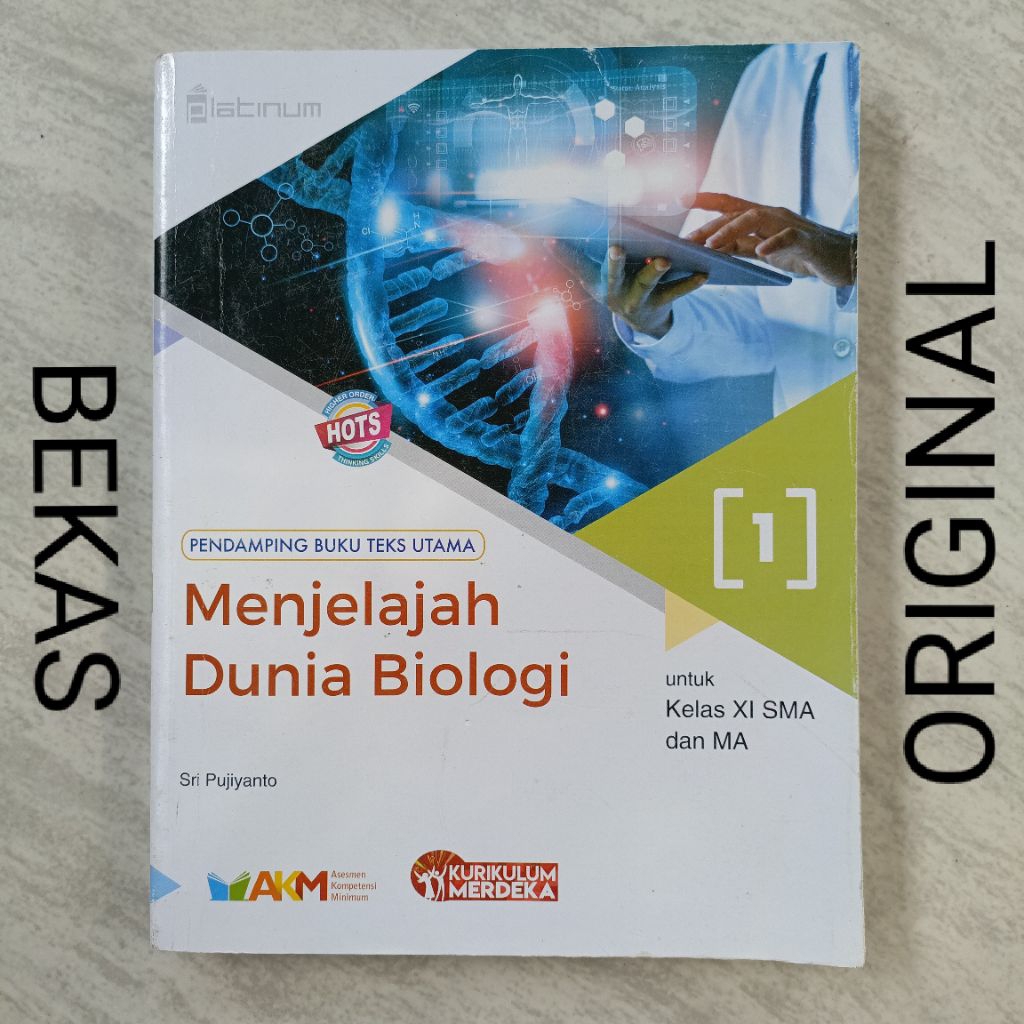 Buku IPA Menjelajah Dunia Biologi 1 kelas 11 XI 2 II MA SMA Penerbit Platinum Tiga Serangkai Kurikul