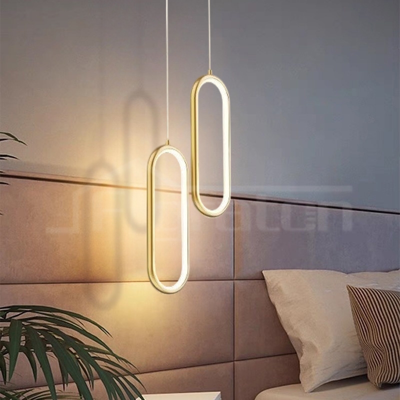 Lampu Gantung Samping Tempat Tidur Kamar Tidur Mewah Lampu Hias Ruang Tamu Minimalis Lampu Gantung