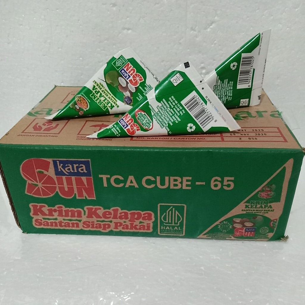 

SUN KARA Santan cube-65 1dus isi 36pc