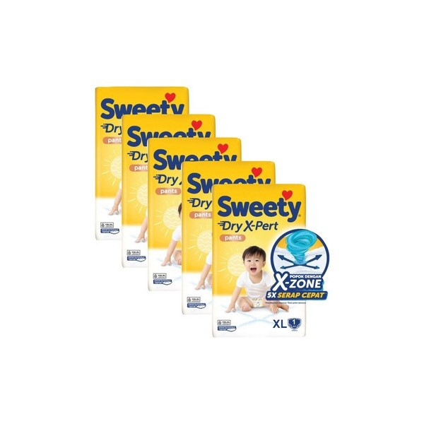 SWEETY Dry X-Pert Pants Renceng 1 Sachet Size S/M/L/XL