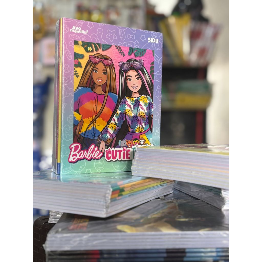 

Buku Tulis Sidu 38 Lembar | Karakter Barbie | 1 pak (10 buku)
