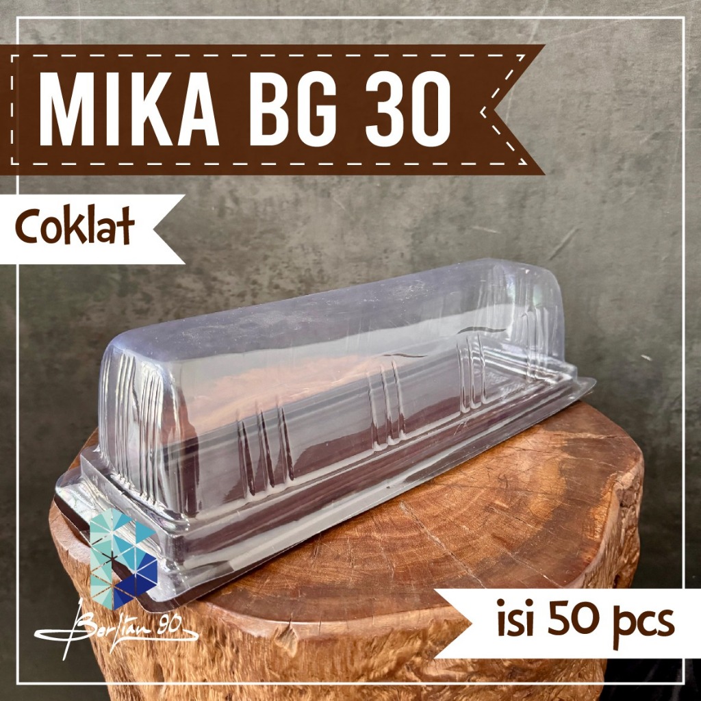 Mika bolu gulung 30cm tray box kue brownies BG 30