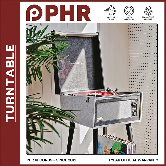 TURNTABLE CROSLEY BERMUDA - Vinyl Turntable Player / Pemutar Piringan Hitam