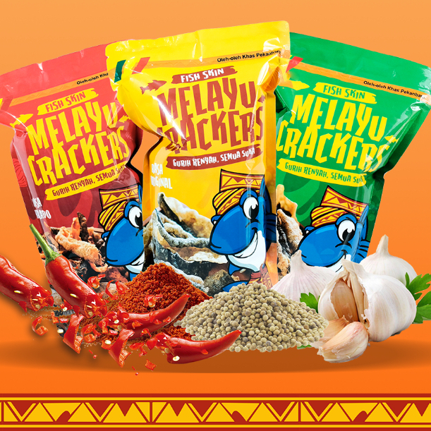 

Kerupuk Kulit Ikan Patin Melayu Crackers