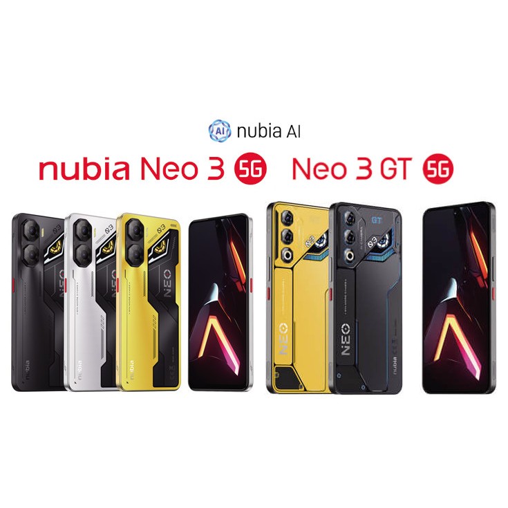 ZTE NUBIA NEO 3 GT 5G 8/256 NEO 3GT UNISOC T9100 5G BATERAI 6.000mAh 80W NUBIA NEO 3 5G 8/256 RAM 8+