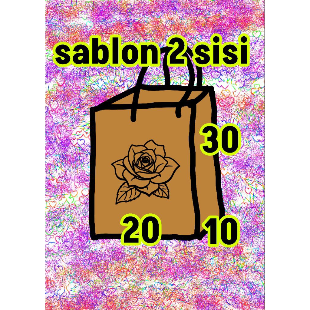 

paperbag 20 x 10 x 30 cetak 2 sisi