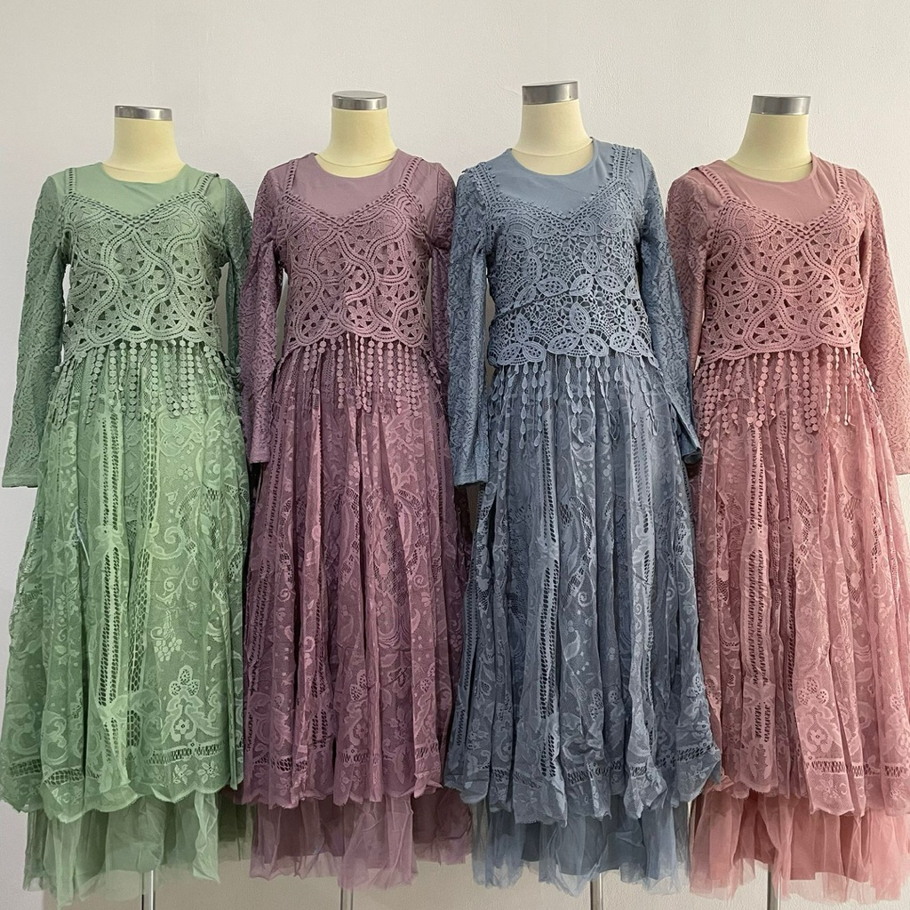 gamis rompi tutu YL89