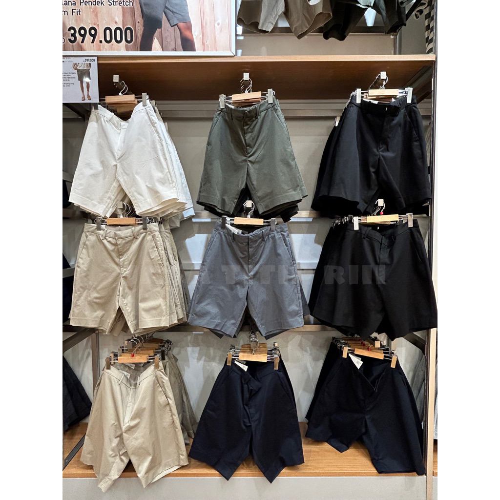 PENAWARAN TERBATAS 26JUN-02JUL 26 - Celana Pendek Stretch Slim Fit MEN UNIQLO