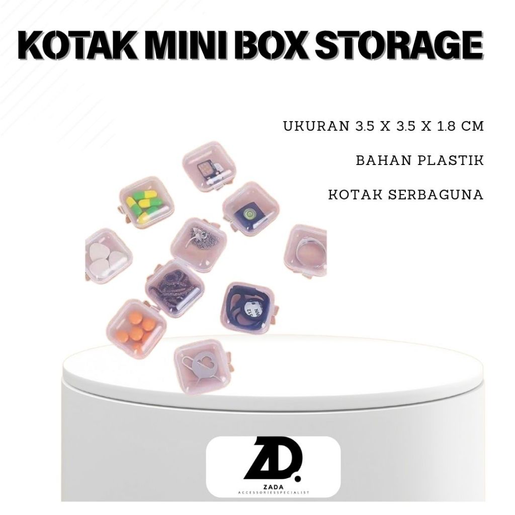 KOTAK MINI Untuk penyimpanan sarung jempol, perhiasan, obat/box mini box storage Murah Gratis Ongkir