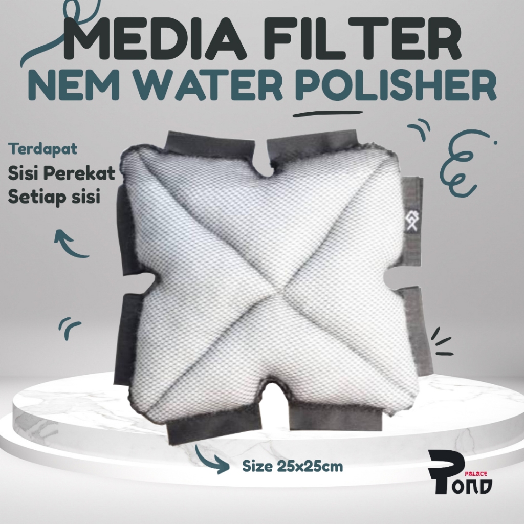 Filter Chamber Sponge Busa Polisher Media Mekanis Filter Kolam Koi